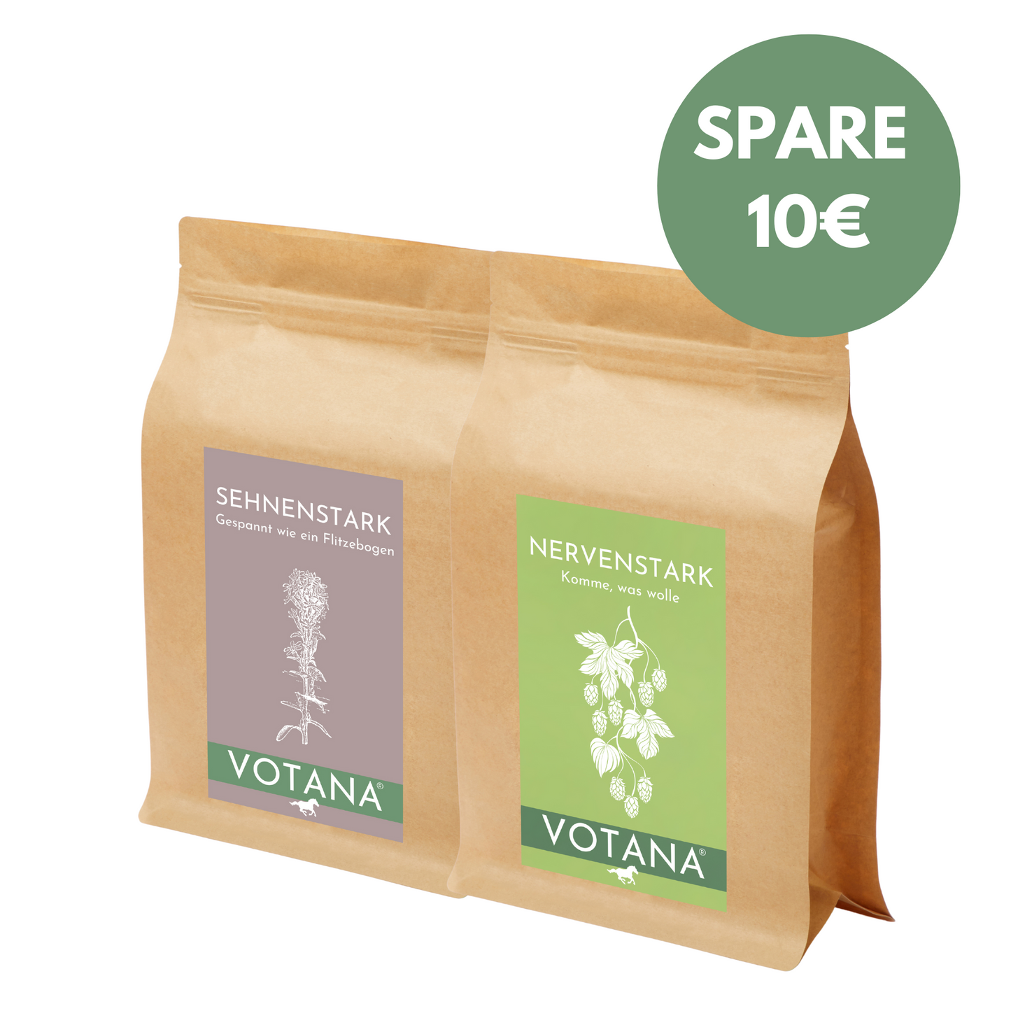 
                  
                    VOTANA BOXENRUHE BUNDLE für Pferde - SEHNENSTARK + NERVENSTARK, 15 Kräuter für Sehnen, Bänder und Nerven
                  
                