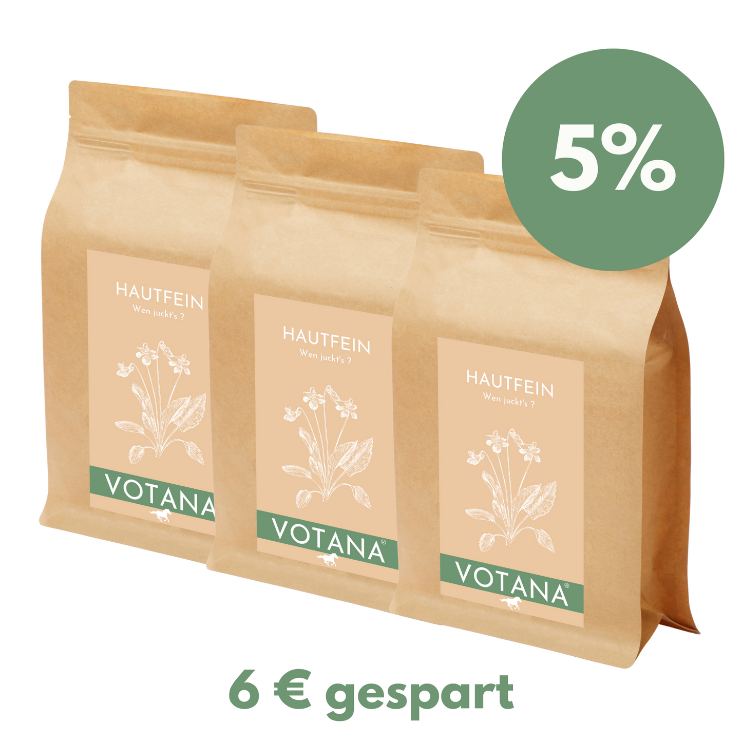 
                  
                    VOTANA HAUTFEIN 3er Vorratspack mit Rabatt - Sparangebot für Langzeitfütterung bei empfindlicher Haut und saisonalem Bedarf


                  
                