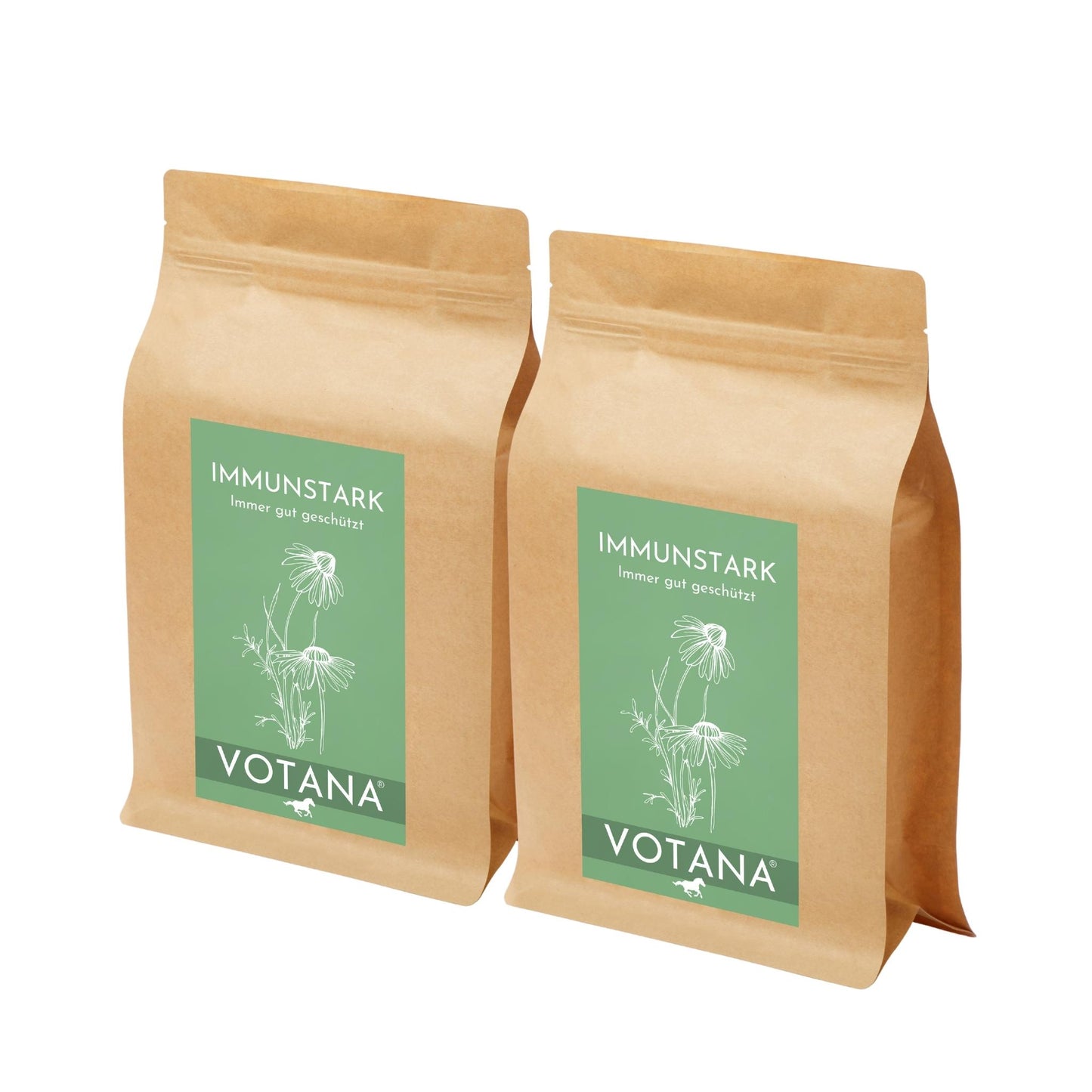 
                  
                    VOTANA IMMUNSTARK Kräutermischung 2x500g - 5 traditionelle Immunkräuter für Pferde mit erhöhtem Bedarf in Arzneibuchqualität
                  
                