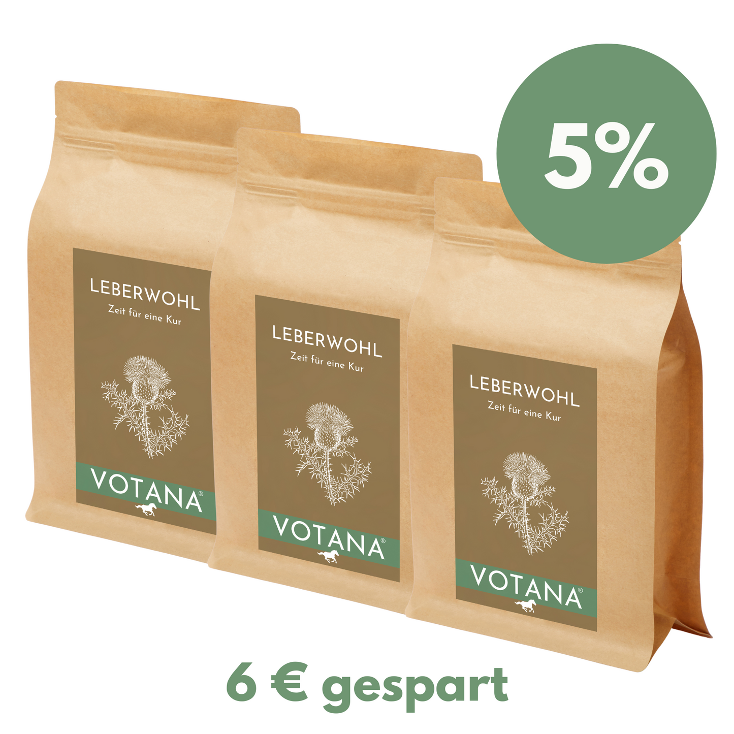 
                  
                    VOTANA LEBERWOHL 3er Vorratspack mit Rabatt - Sparangebot für mehrere Stoffwechselkuren bei saisonalem Bedarf
                  
                