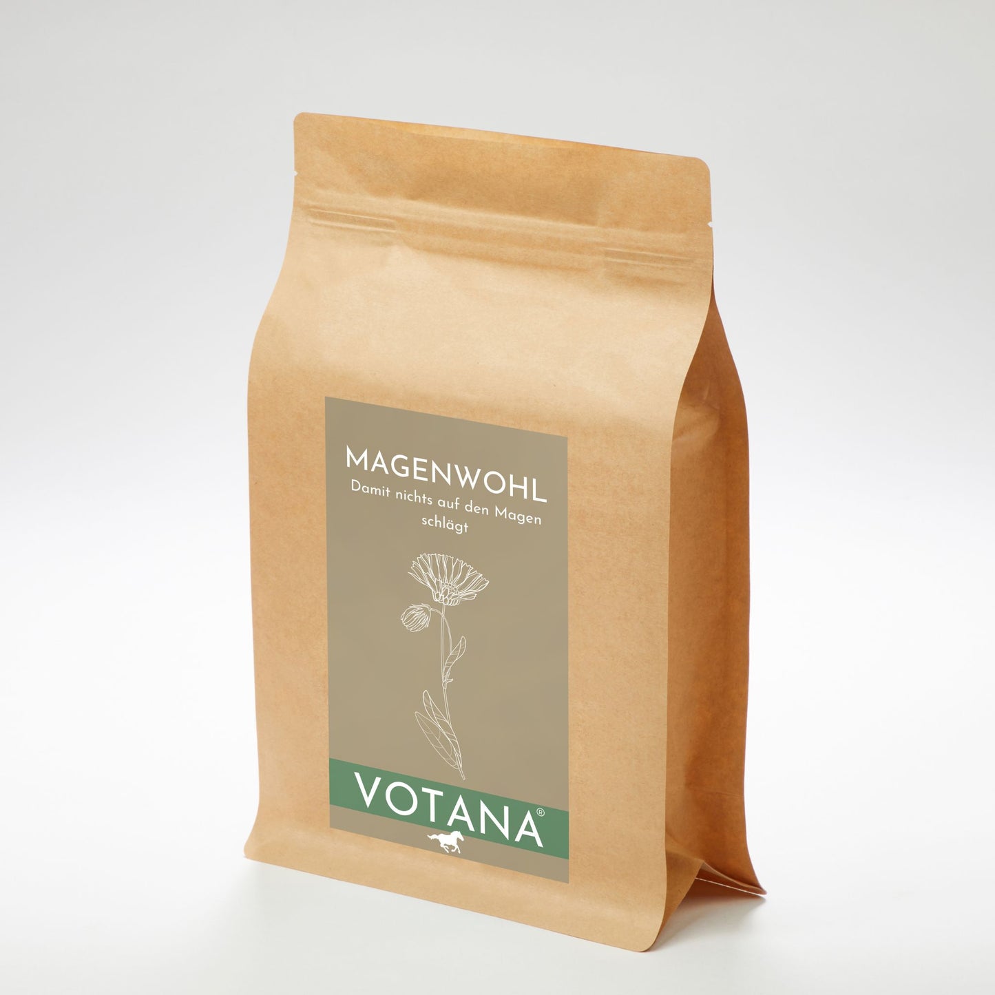VOTANA LEBERWOHL Kräutermischung 500g - 7 Kräuter für Leber und Nieren beim Pferd mit Mariendistel und Artischocke