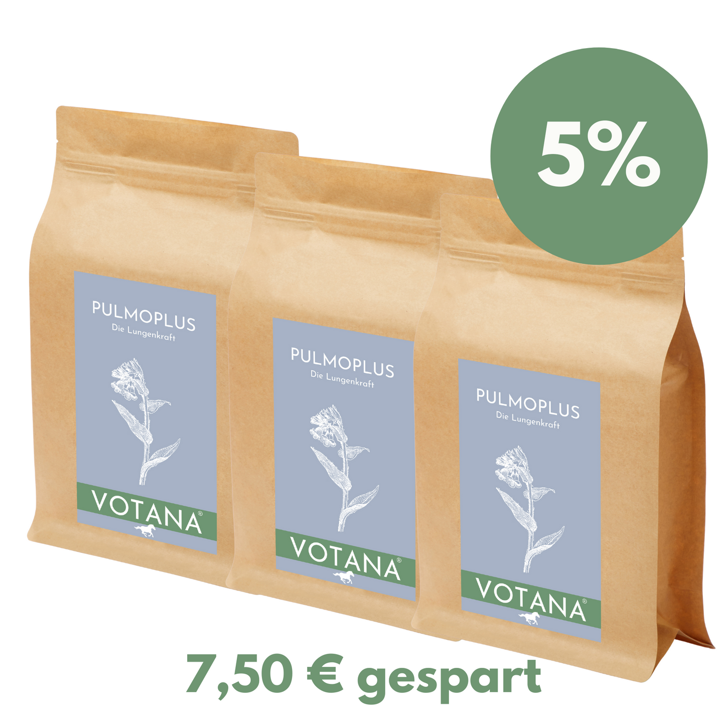 
                  
                    VOTANA PULMOPLUS 3er Vorratspack mit Rabatt - Sparangebot für Langzeitfütterung bei dauerhaft empfindlichen Atemwegen

                  
                