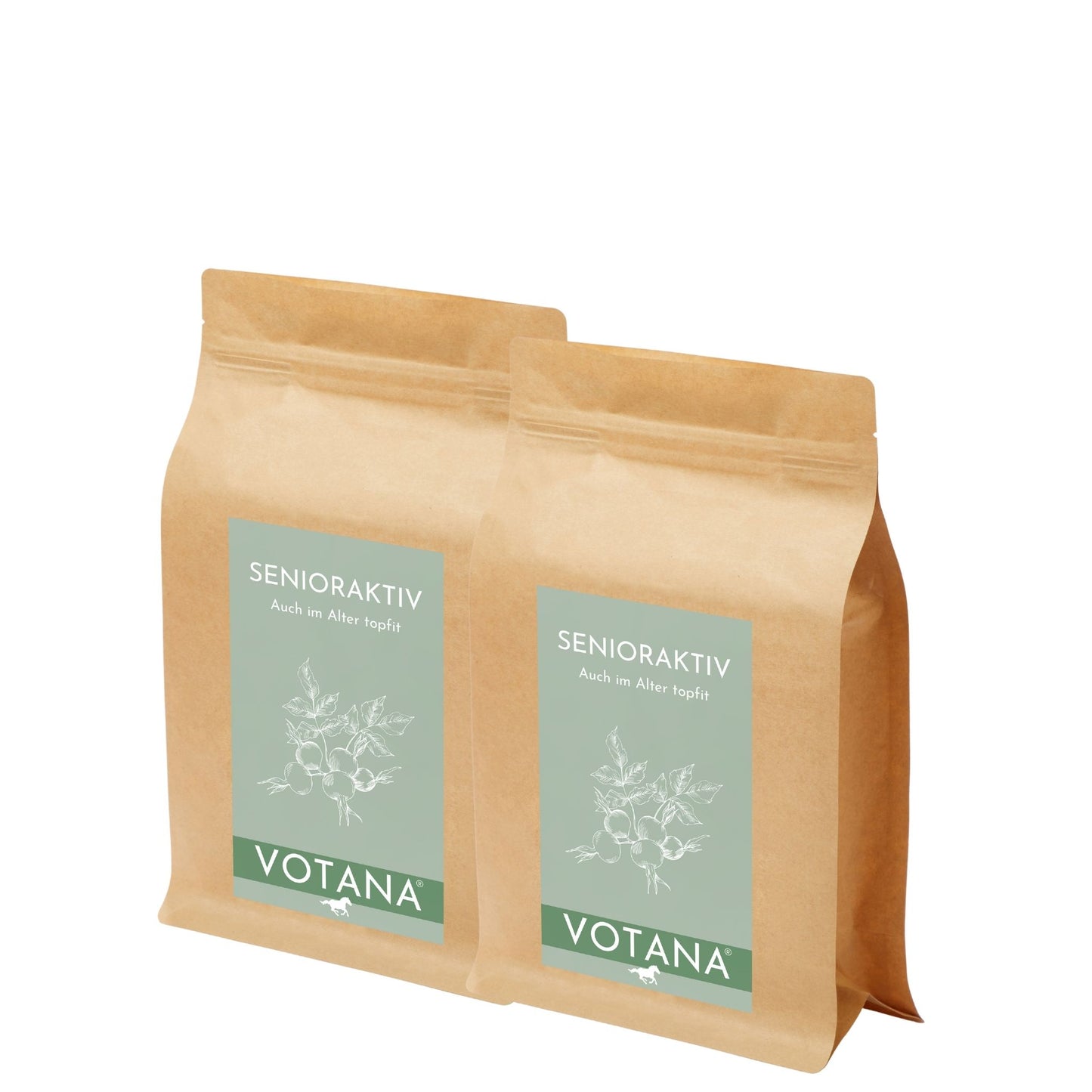 
                  
                    VOTANA SENIORAKTIV, 9 Seniorpferdekräuter mit Weißdorn und Taigawurzel für Pferde, 2x500g
                  
                